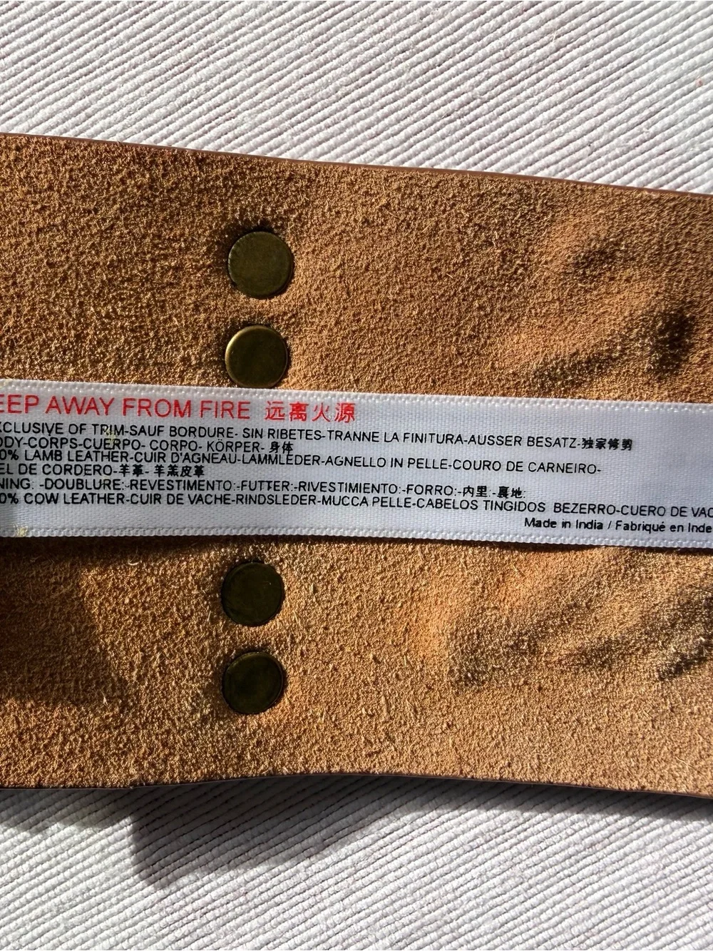 Free People Leather Corset Belt with Double Buckle S/M - Picture 6 of 6